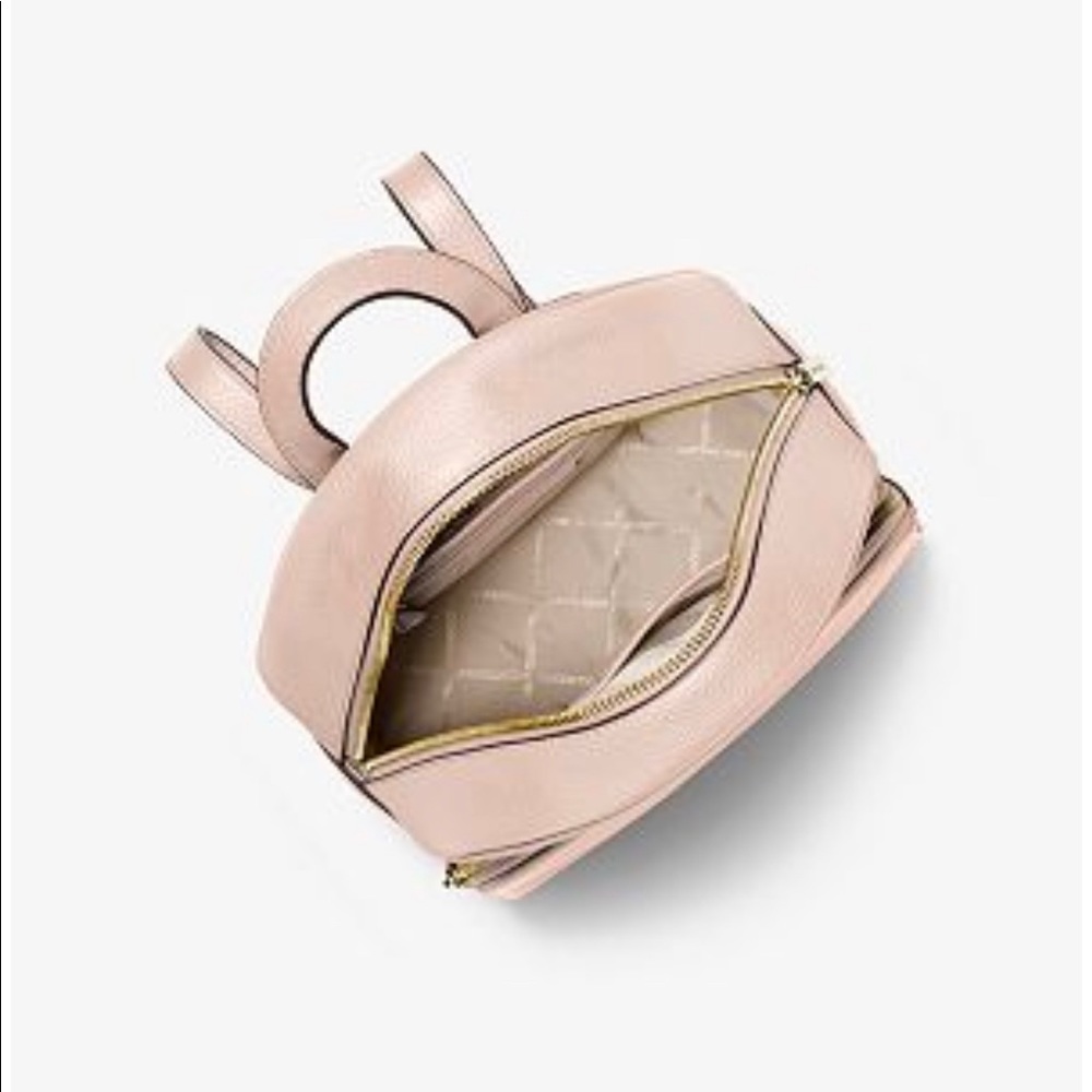 Michael Kors Abbey Medium Pebbled Leather Backpack - Picture 7 of 8